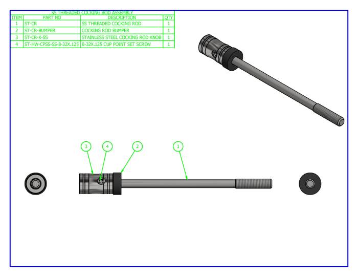 Cocking Rod Stainless