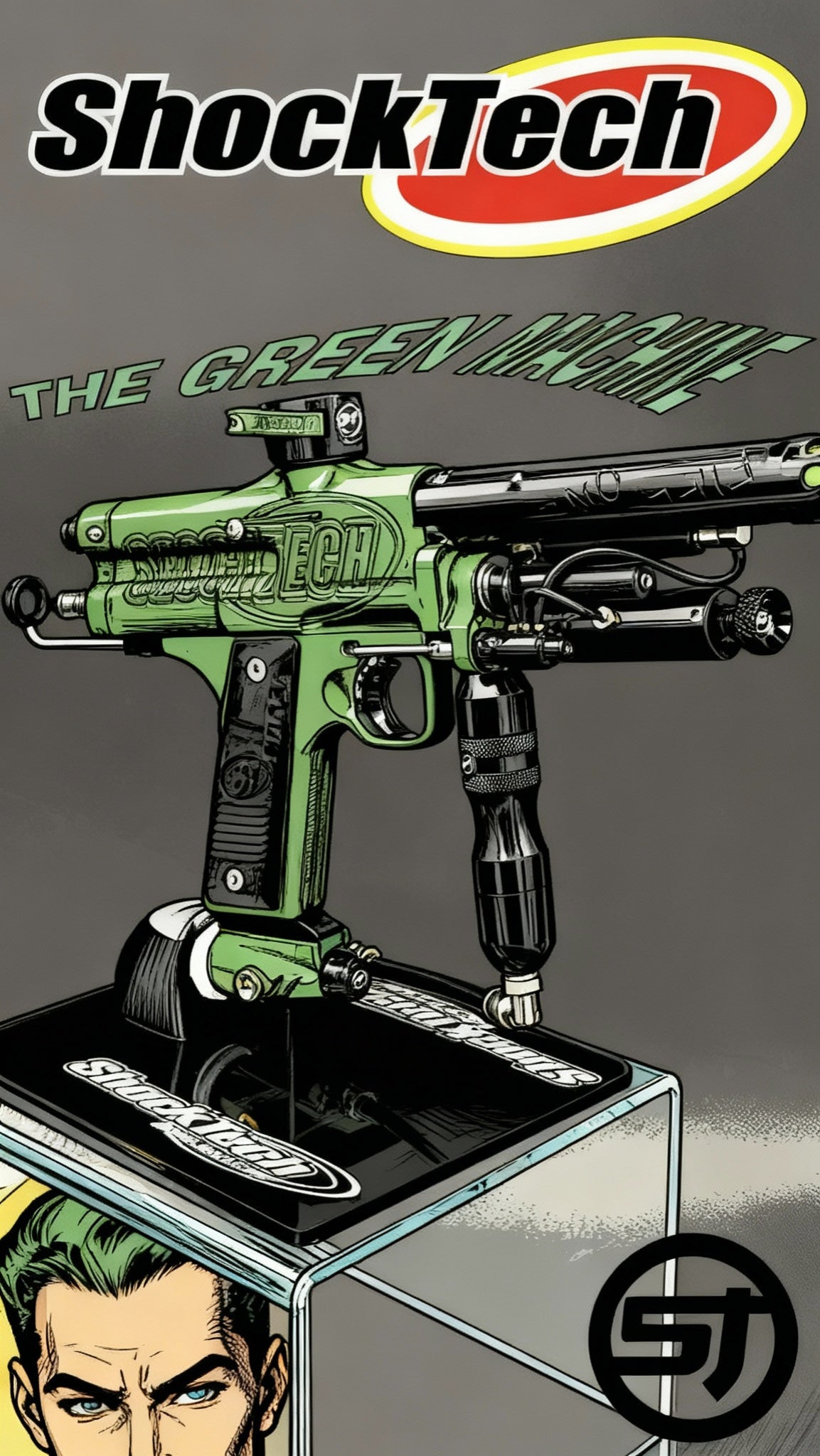 Skunk Works CG2 Custom "Green Machine" 11/16" PHAT Rat